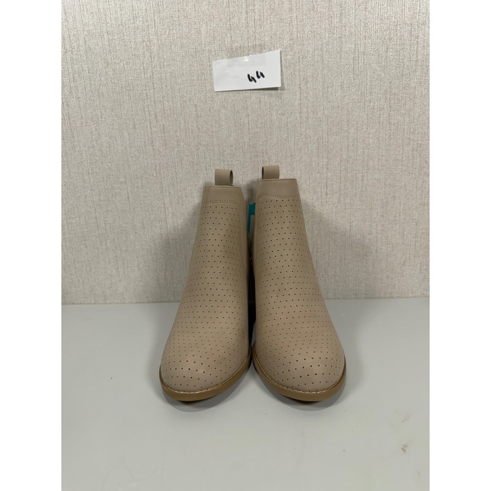 DV DOLCE‎ VITA ANTHROPOLOGIE GERDY SIZE 8 PERFORATED ANKLE WEDGE BOOTIE BOOT - Picture 3 of 13